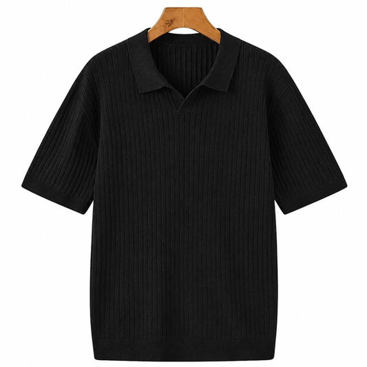 Colton Premium Polo mit Rippenstruktur