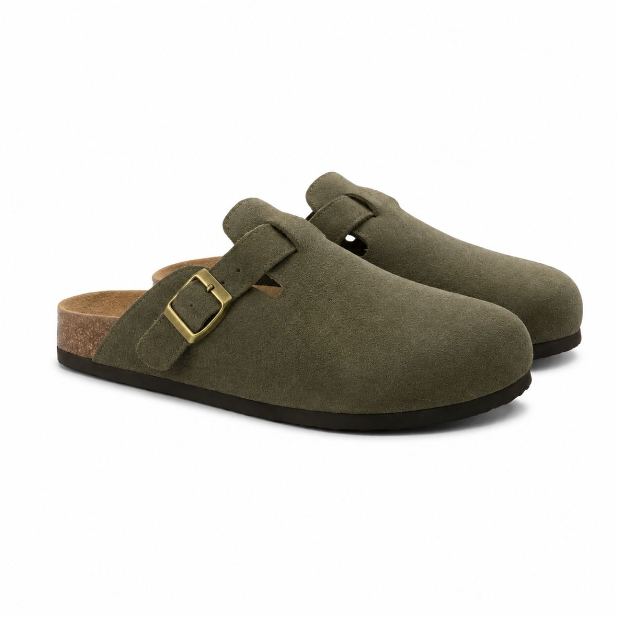 Verona Sandalen – Wildleder Clogs