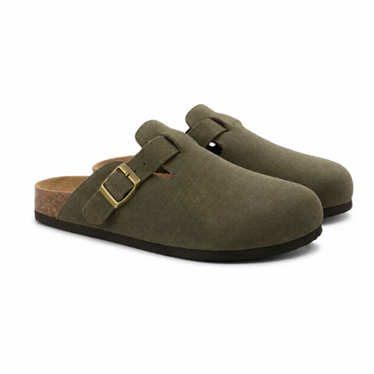 Verona Sandalen – Wildleder Clogs