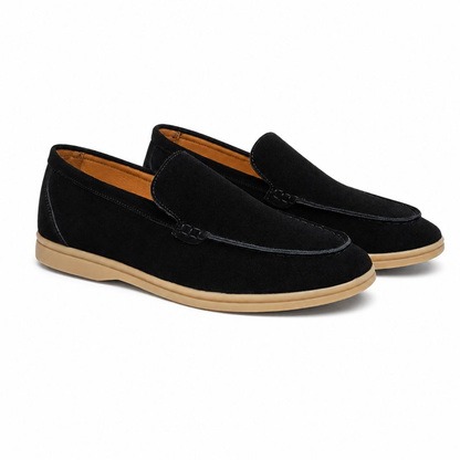 Laurent-Slipper aus Veloursleder