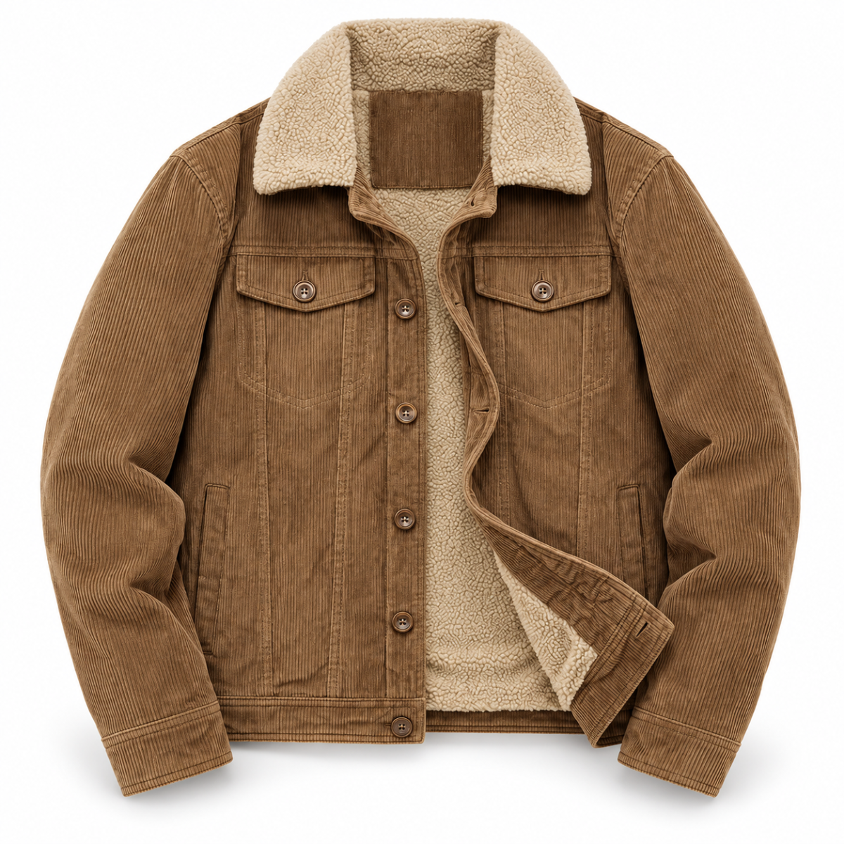 Wycliffe Sherpa-Lined Corduroy Jacket