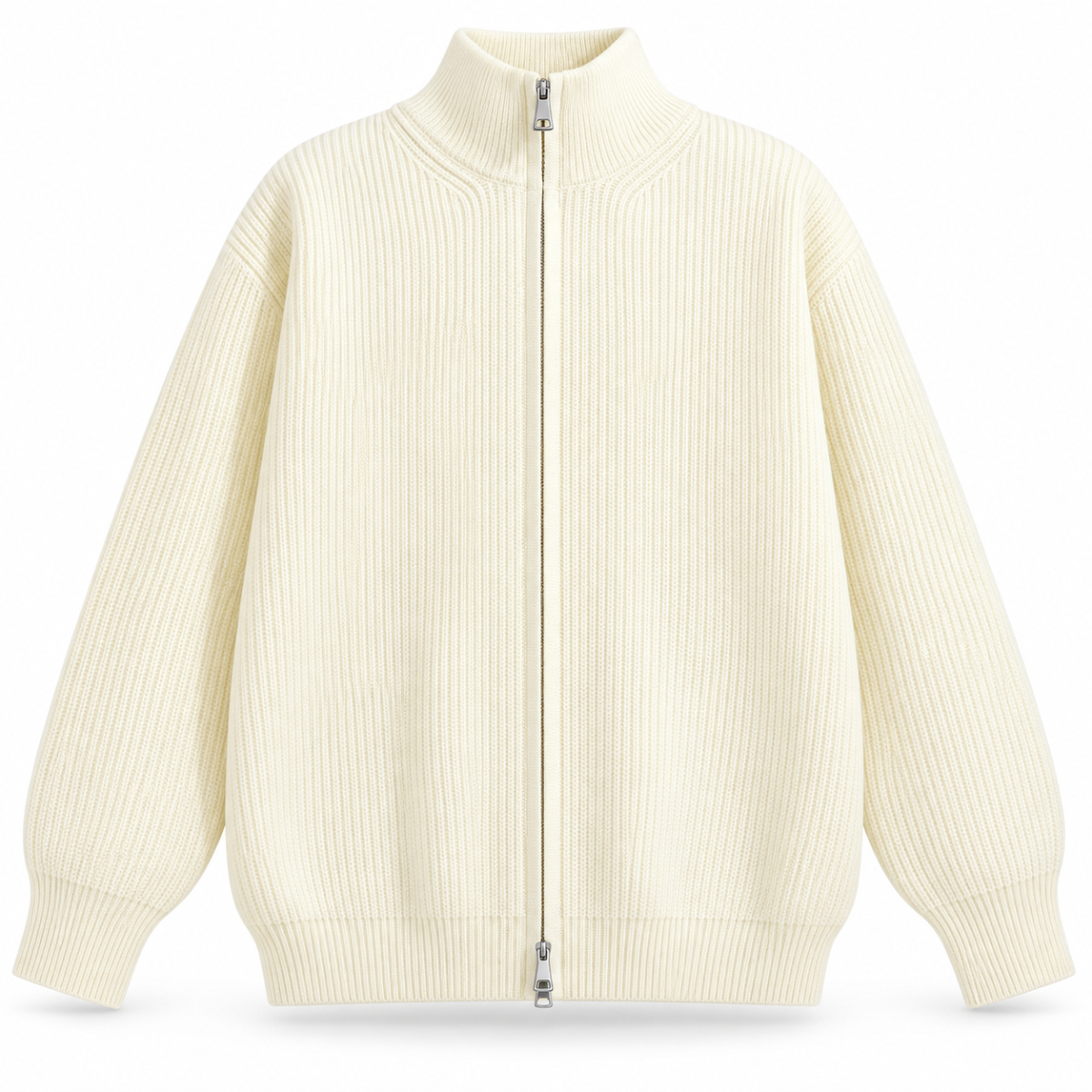Alderwick Ribbed Full-Zip Cardigan