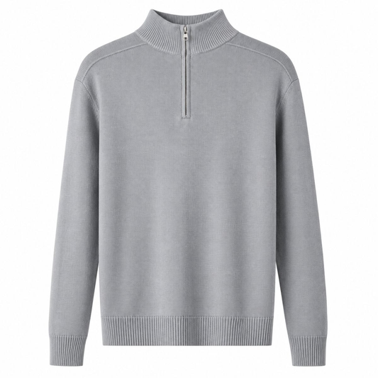 Kaschmir Merino Luxe Reißverschluss