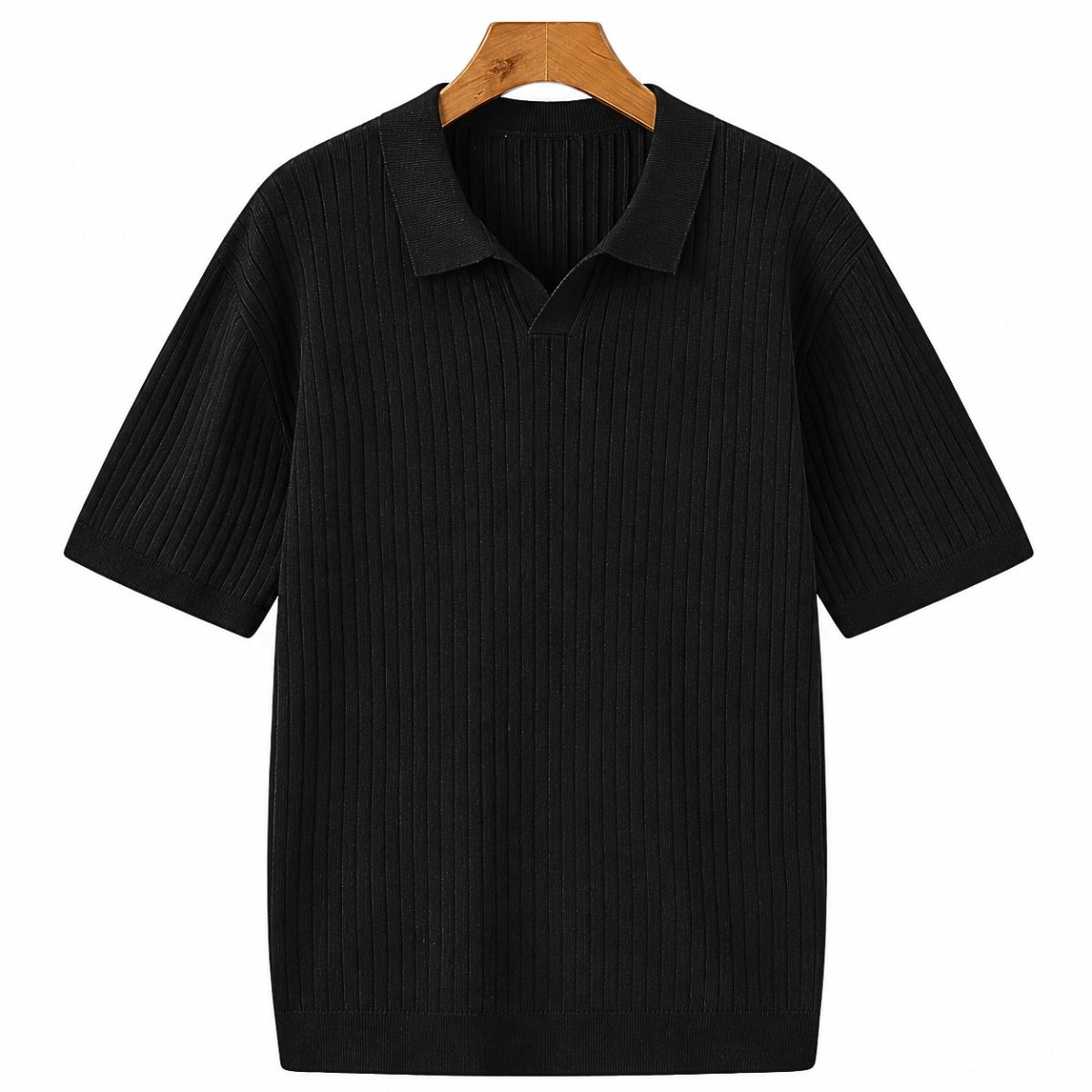 Geripptes Premium-Polo