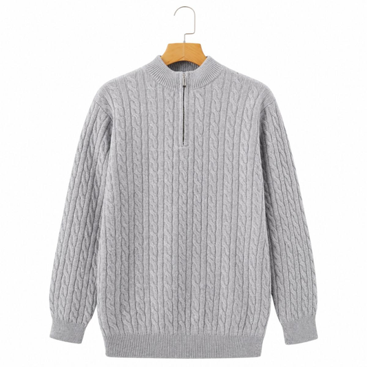 Halton Kaschmir-Half-Zip-Pullover