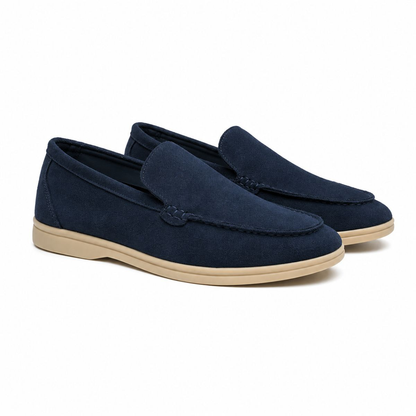 Laurent-Slipper aus Veloursleder