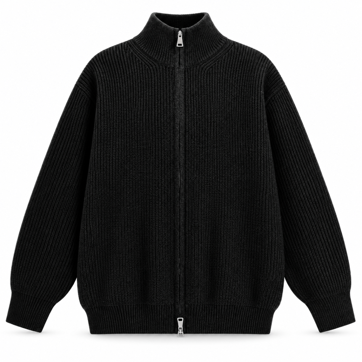 Alderwick Ribbed Full-Zip Cardigan