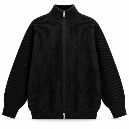 Alderwick Ribbed Full-Zip Cardigan