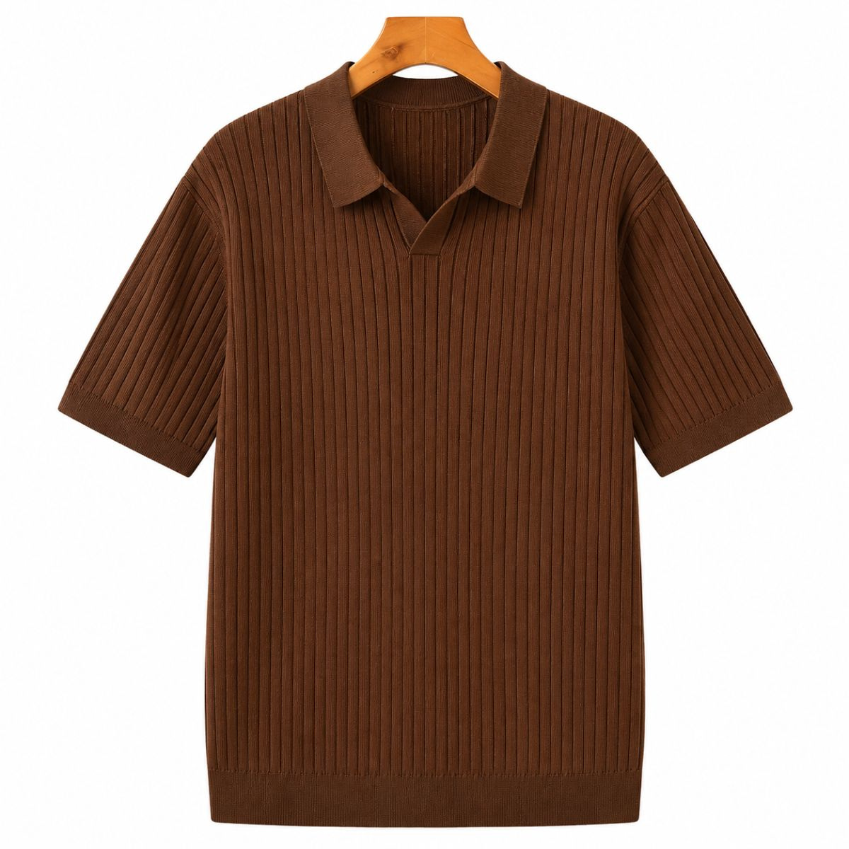 Geripptes Premium-Polo