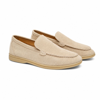Laurent-Slipper aus Veloursleder