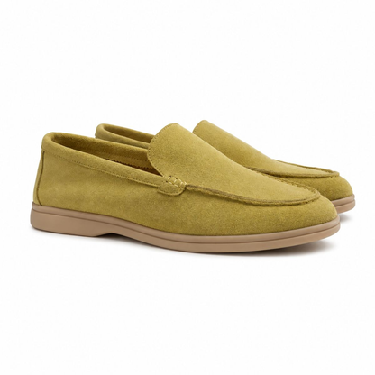 Laurent-Slipper aus Veloursleder
