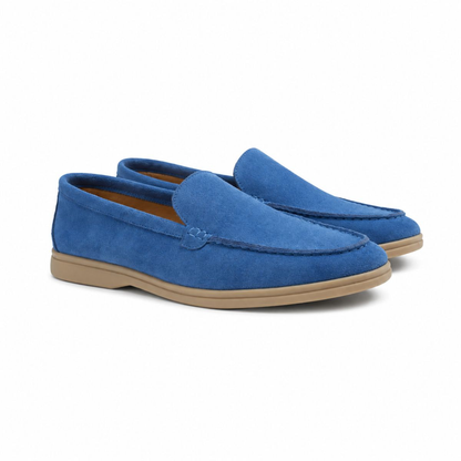 Laurent-Slipper aus Veloursleder